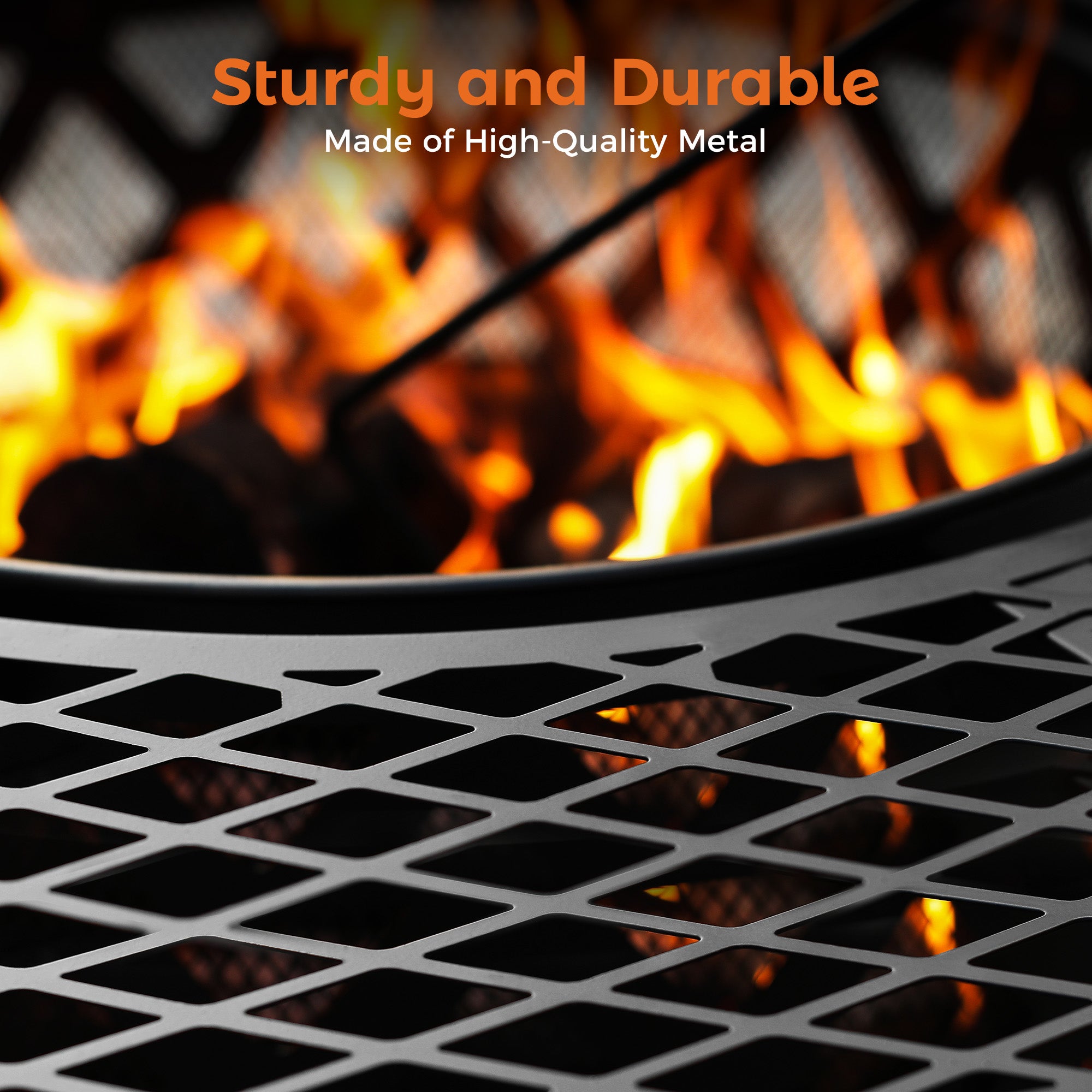 40 Inch Outdoor Wood Burning Fire Pit