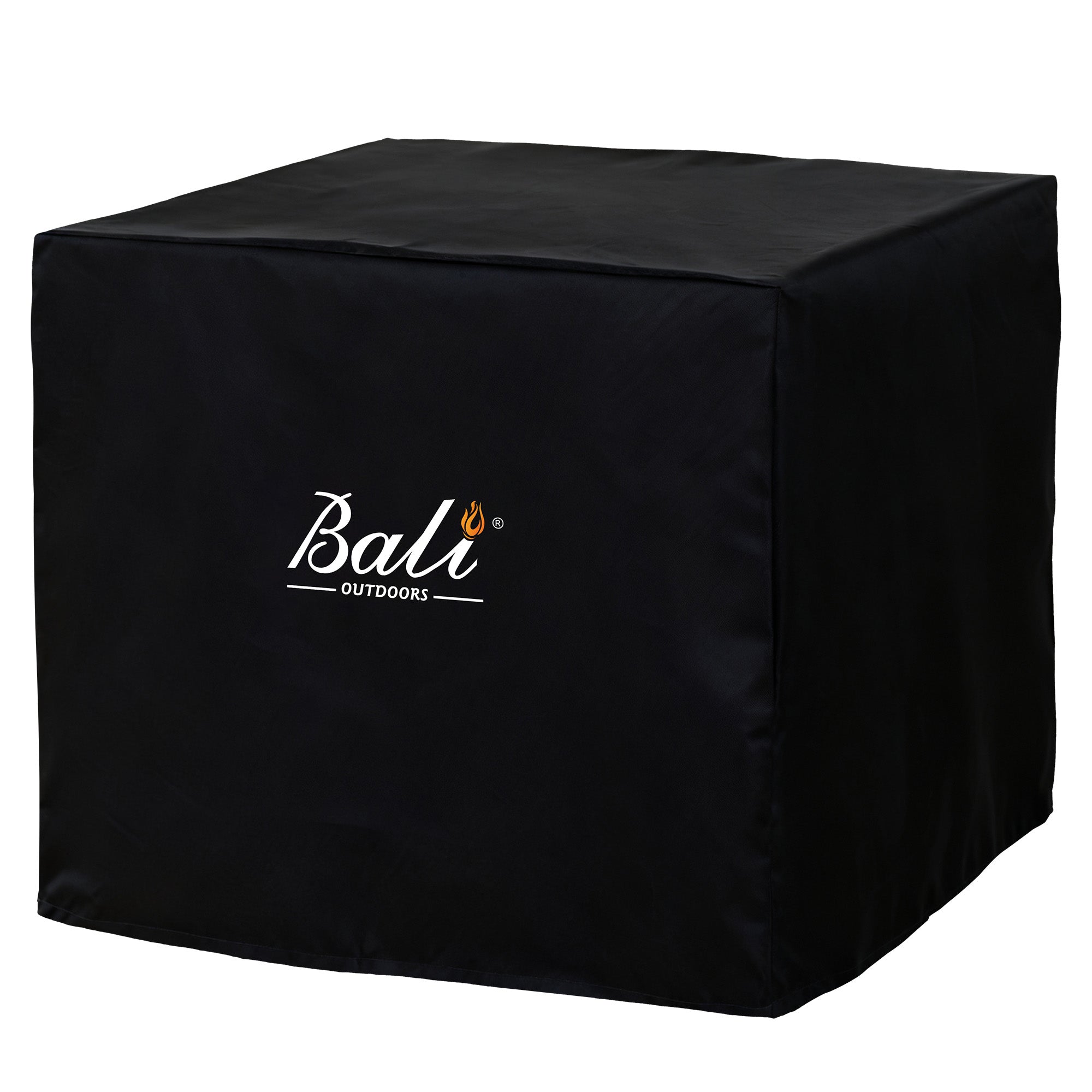 30 Inch Square Patio Fire Pit Table Cover, Black