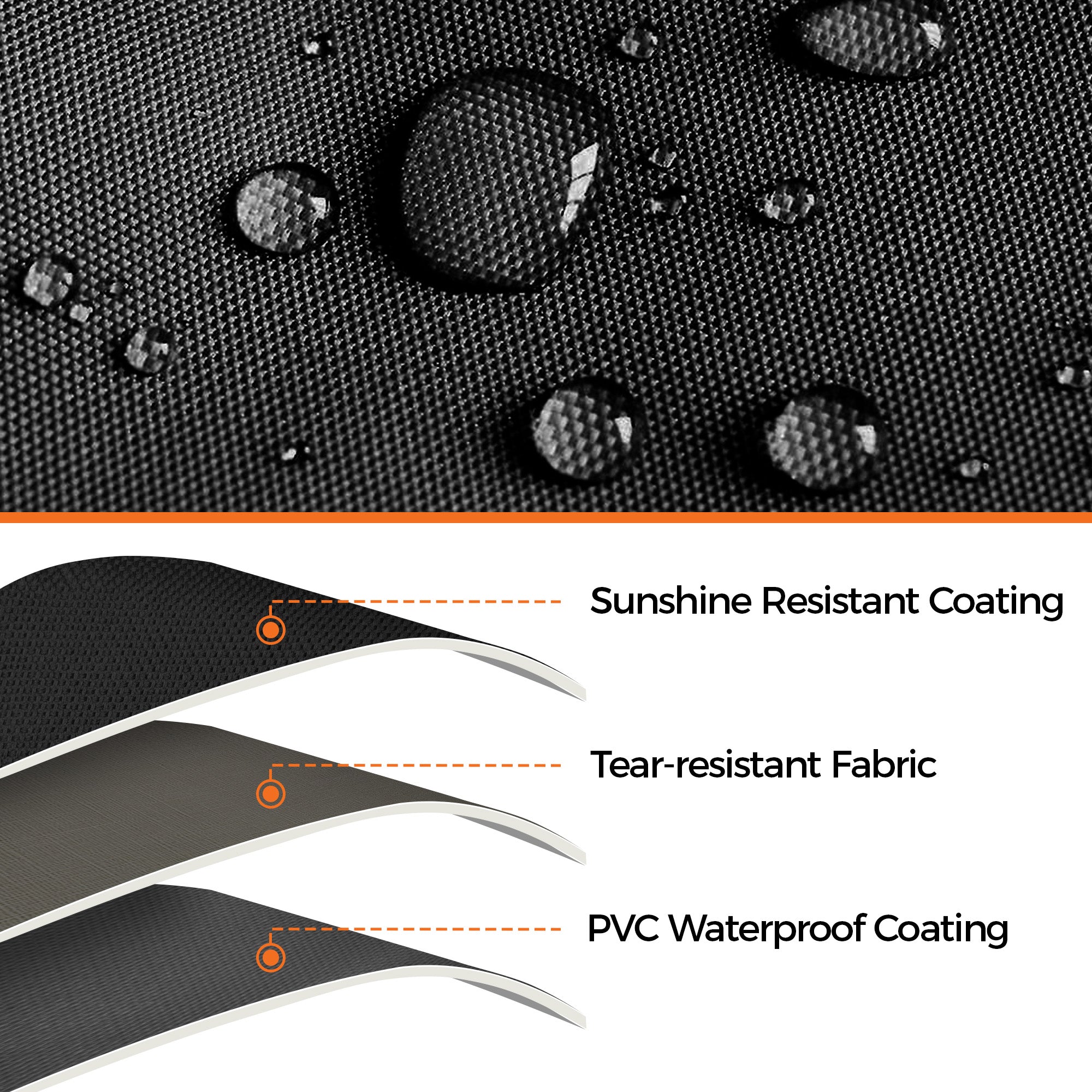 32 Inch Fire Pit Cover, Black