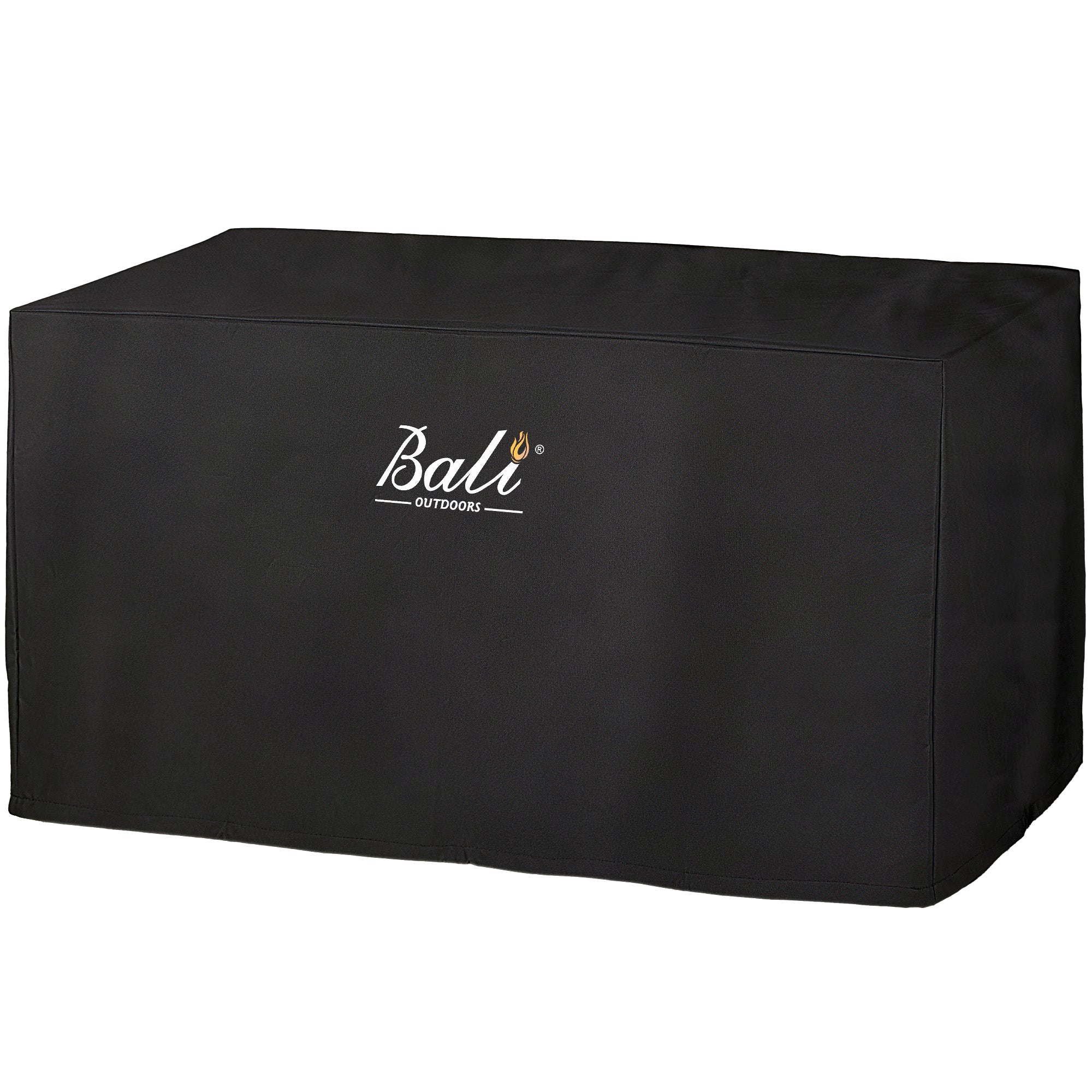 42 Inch Rectangular Fire Pit Covers, Black