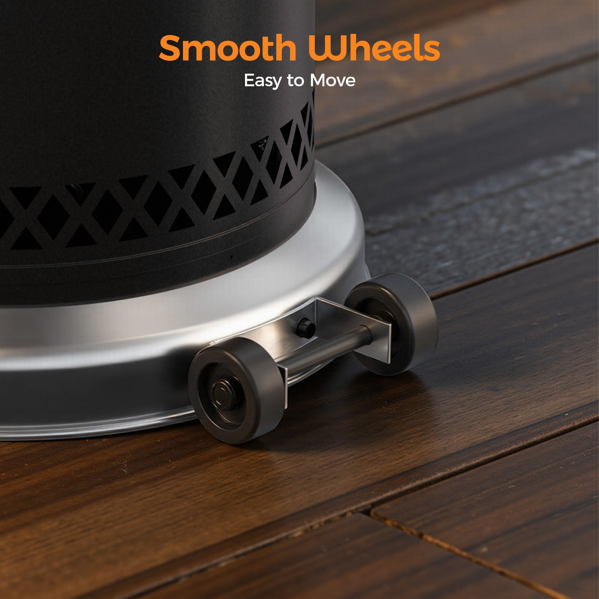 20 inch Propane Patio Heater, Dark Brown/Black