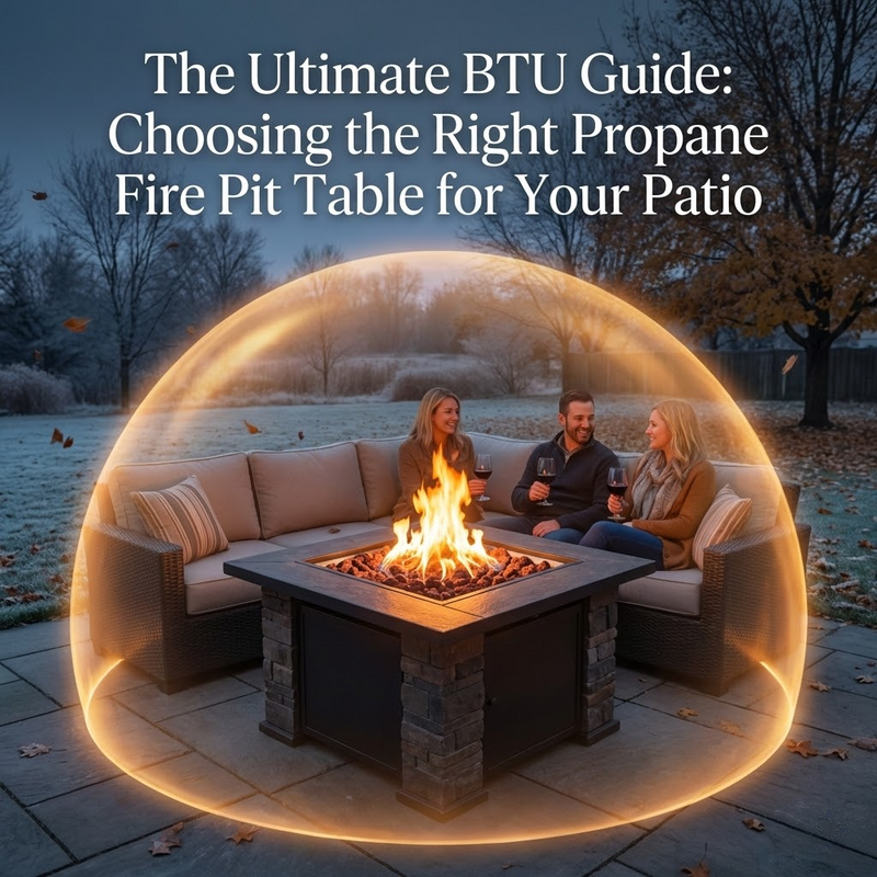 The Ultimate BTU Guide: Choosing the Right Propane Fire Pit Table