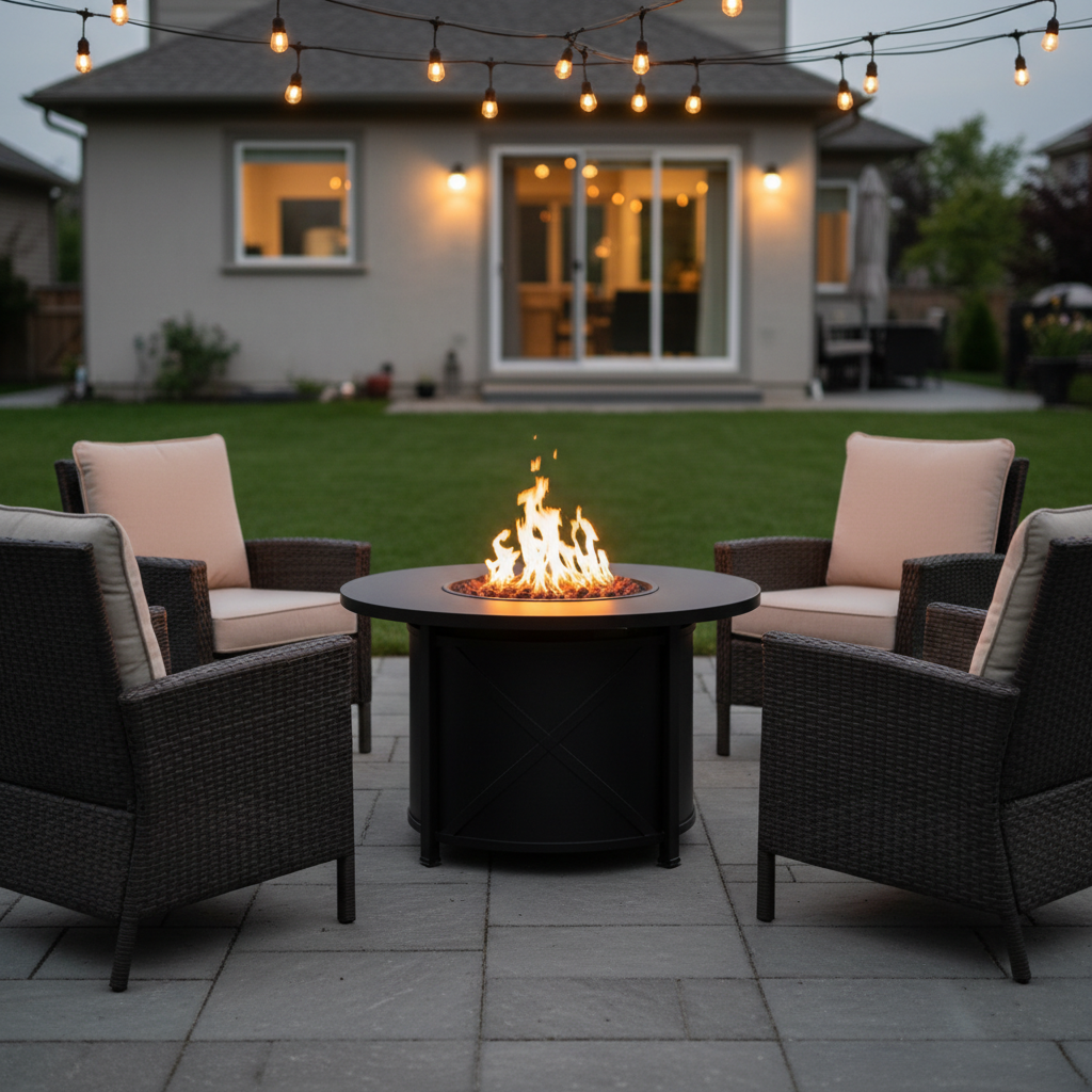 Why Fire Pit Table Shape Matters for Patio Traffic Flow