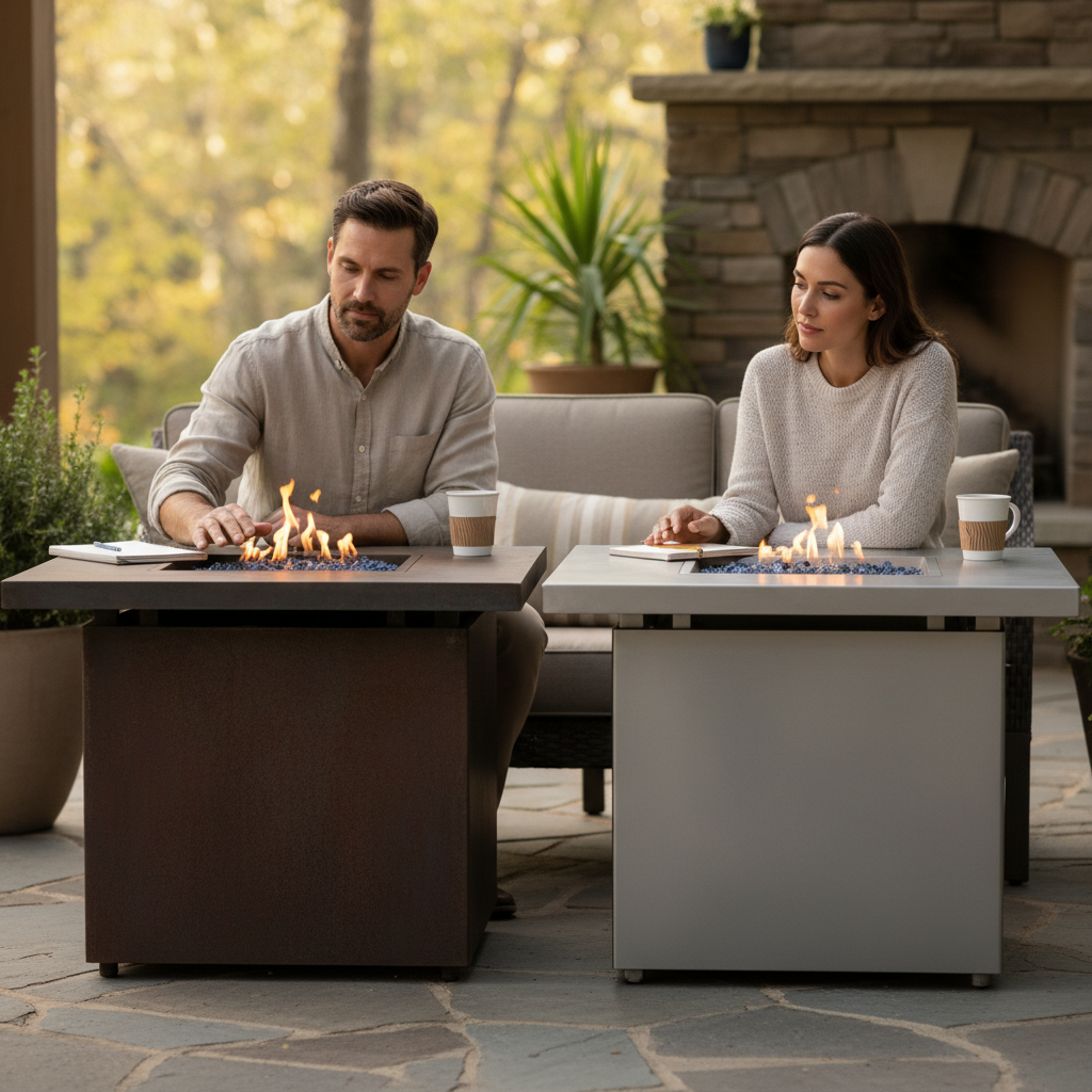 Assessing Long-Term Value: Steel vs. Aluminum Fire Pit Tables