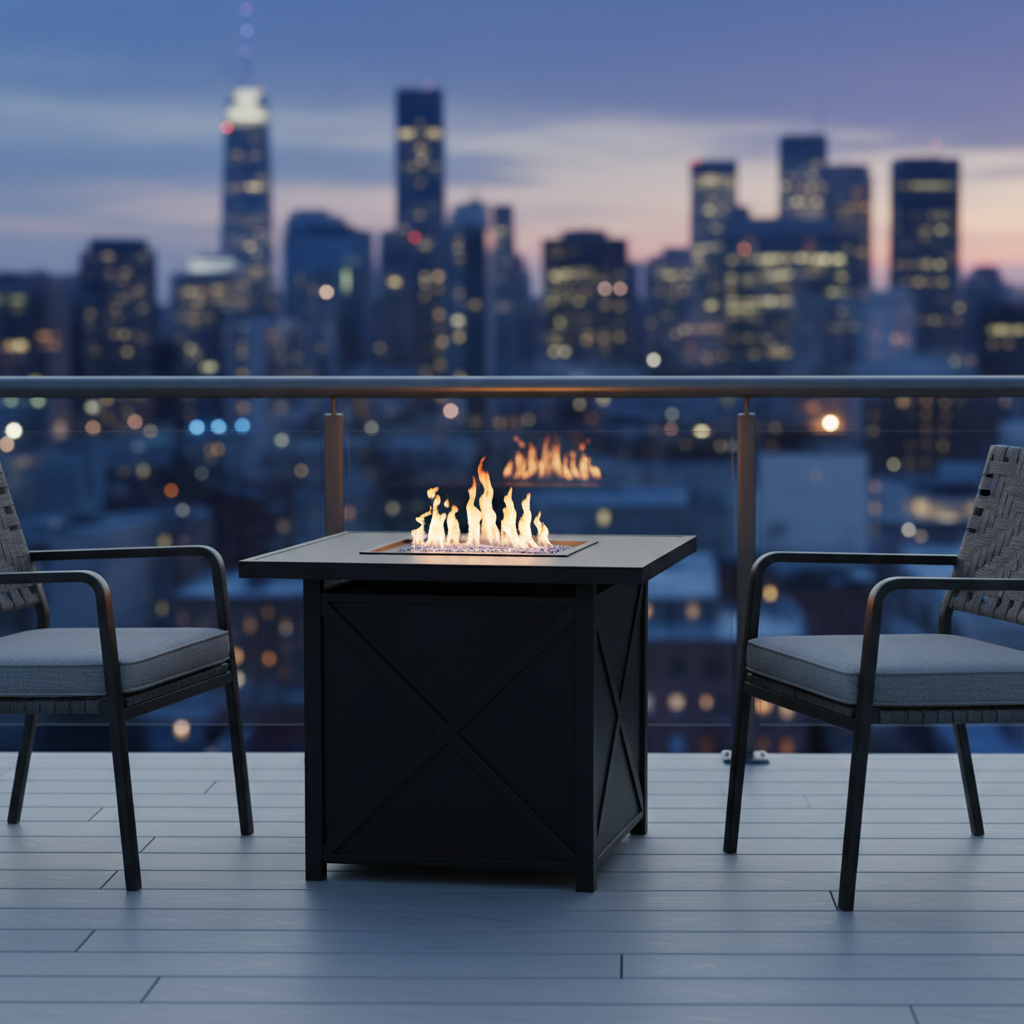 From Fire to Coffee: Integrating Dual-Purpose Tables Seamlessly