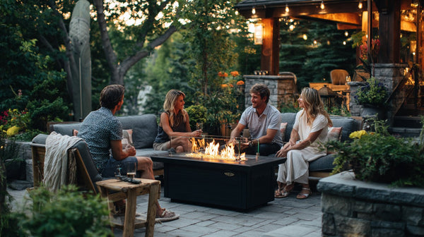 fire pit 3 foot safety zone family