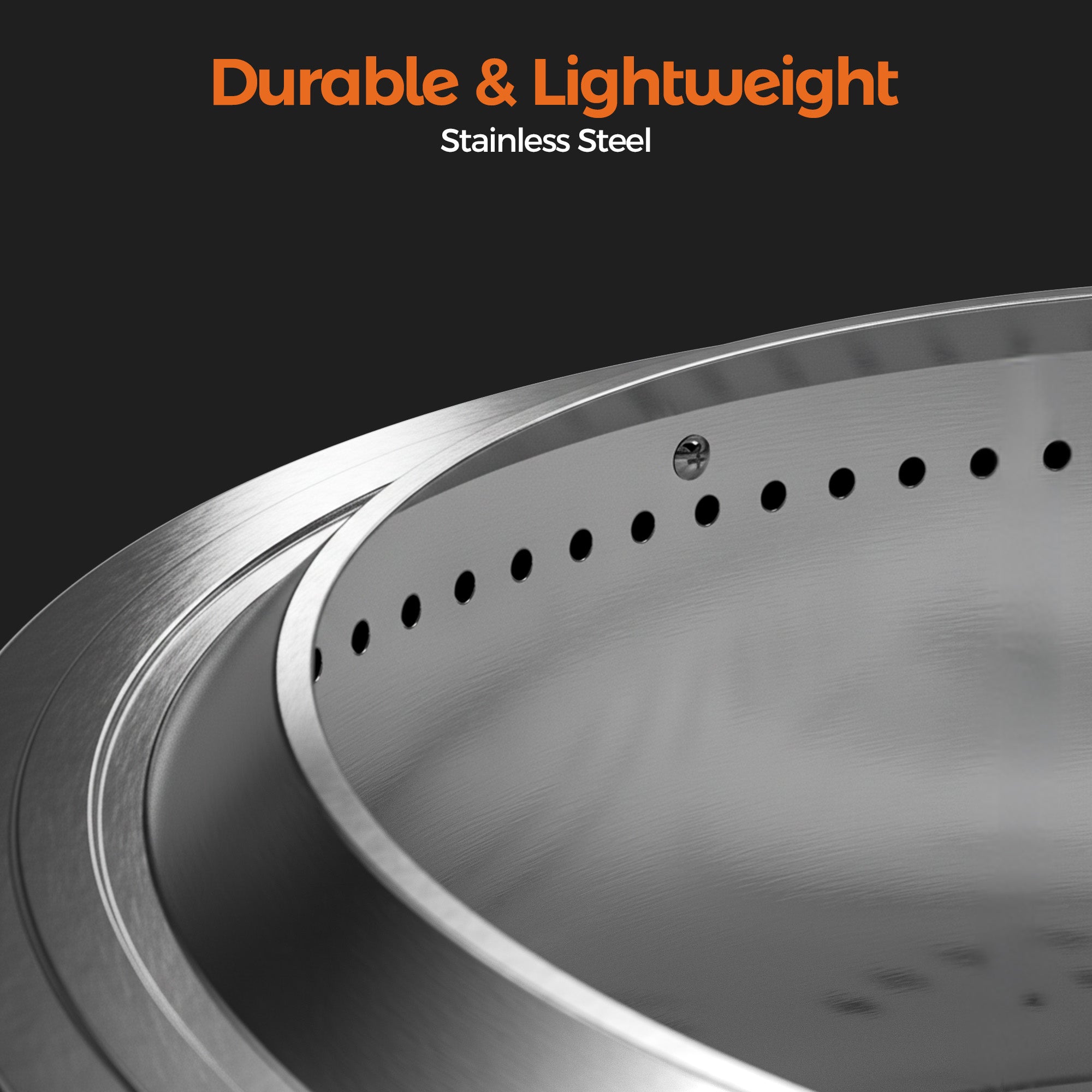 27 Inch Outdoor Smokeless Fire Pit With Ash Pan